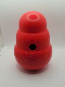 KONG Wobbler Food & Treat Dispenser Dog Toy Size Large Weighted 7.5" Tall - Picture 1 of 6