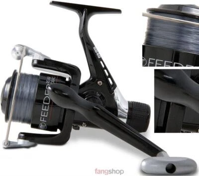 FEEDER LINE RD Feederangel-Stationärrolle incl. Schnur Feederfischen Futterkorb - Bild 1 von 3