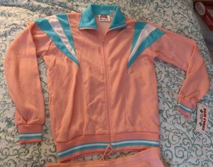 Main Event Workout Jogging Outfit Jacket with Drawstring Pants Size Large w Tags - Picture 1 of 14
