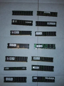 14 Stück RAM Arbeitsspeicher Riegel - Infineon Transcend Kingston  und andere  - Bild 1 von 4