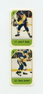#TN08033 JOHN P. KELLY & STEVE JENSEN Uncut 1982 2 Card Panel