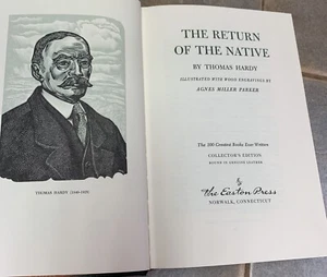 "The Return of the Native" by Thomas Hardy 1978 Collector's Edition Easton Press - Imagen 1 de 9