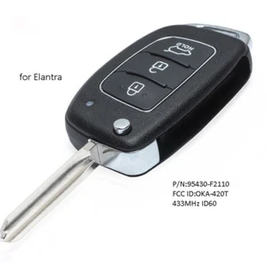 Mando a distancia para Hyundai Elantra 2016 2017 433 MHz 95430-F2110 FCC ID: OKA-420T - Imagen 1 de 3