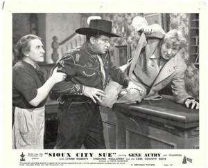 Sioux City Sue Original Lobby Card Gene Autry western 1946 Sterling holloway