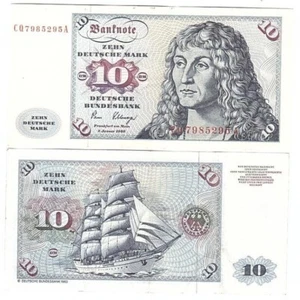 Germany - 10 Mark 1980 VF P. 31d Lemberg-Zp - Picture 1 of 1