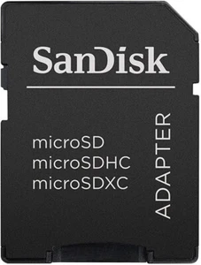 SanDisk Adapter MicroSD to SD Card SDXC SDHC TF Class 4/10 Memory Card Adapter - Picture 1 of 4