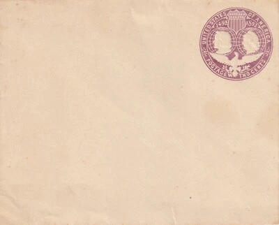 1892 USA cover 400th Anniversary discovery America by Columb - Image 1 of 2