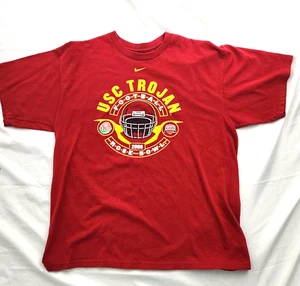 USC Trojans Nike Team Football 2009 Rose Bowl Men's T-Shirt Size L - Picture 1 of 3