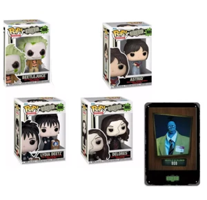 Beetlejuice 2 - Astrid Lydia Deetz Delores Pop! Vinyl Figure + Bob Poster SET - Picture 1 of 7