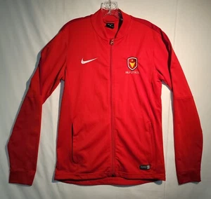 Nike Dri-Fit ISL Futbol Zip Up Jacket Team Club Camp Barcelona Spain Mens Sz M - Picture 1 of 11