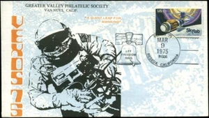 3/9/75 Space Theme Show Cachet VEXOS '75 Reseda, CA - Picture 1 of 1