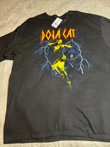 DOJA CAT Shirt Men Black Short Sleeve Front Rap Graphic 2XL - Picture 1 of 8