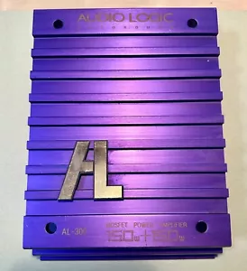 Vtg Audio Logic 300 Watt Amp Mosfet Power Amplifier 2 Channel 150+150 Untested - Picture 1 of 6