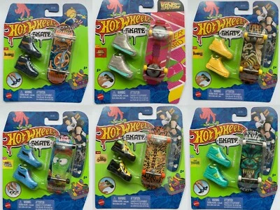 MATTEL® HGT46 Hot Wheels Skate Fingerboard + Shoe Sortiment (Auswahl), NEU & OVP
