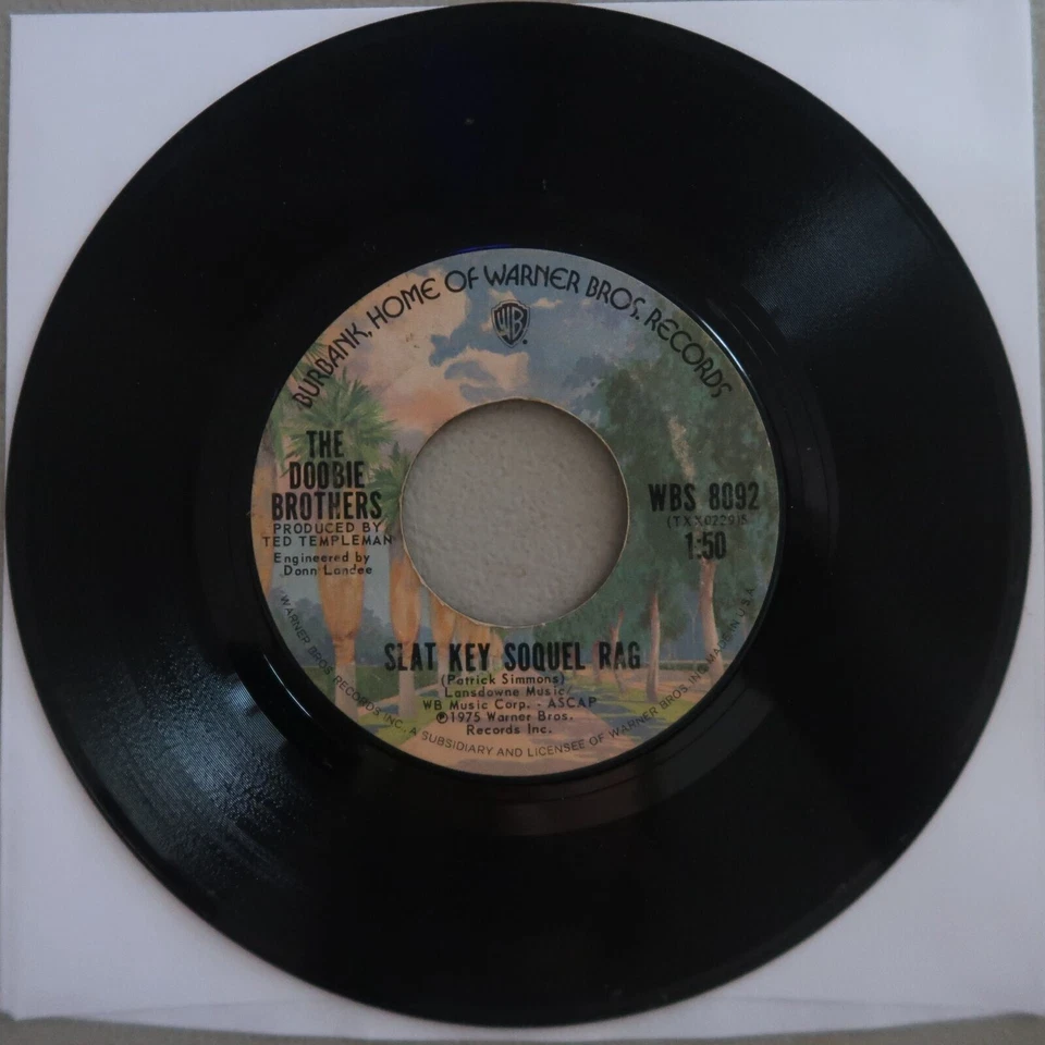 THE DOOBIE BROTHERS TAKE ME IN YOUR ARMS (ROCK ME)/SLAT KEY...VINYL 45 VG 25-109 - Image 1 of 2
