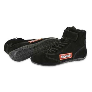 RaceQuip 303 Series Race Shoes SFI 3.3/5 Certified Size 8.0 BLACK 30300080 - Picture 1 of 14