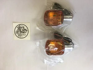 HONDA CB550 700SC EMGO 60-85720 TURN SIGNAL FRONT REPLACEMENT FOR 33400-MB1-671 - Picture 1 of 5