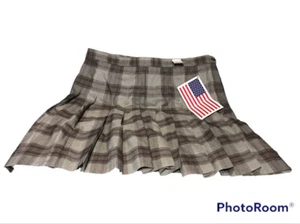 Girls Skirt School Uniform School Belles Pleated Size 36 XS Regular Gray New - Picture 1 of 3