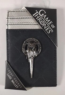 NEW Game of Thrones Card Wallet – Hand of the King Badge – Slim Pocket ID Window - Image 1 of 3
