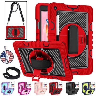 2025 NEW For iPad 10th 9th 8th 7th 6th 5 Gen A16 Heavy Duty Shockproof Soft Case - Image 1 of 4