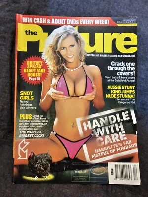 #863 The Picture mag Australia March 23, 2005,HARRIETTE Pin-Up - Image 1 of 4