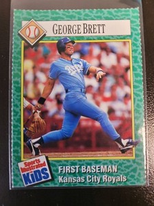 1990 Sports Illustrated Si for Kids MLB George Brett card #162