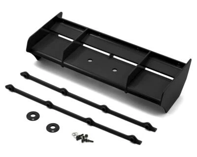 Team Losi Racing Plastic 1/8 Buggy Wing w/Wickerbill (Black) (IFMAR Legal) - Image 1 of 2