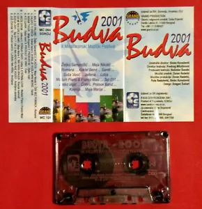 BUDVA 2001 MUSIC FESTIVAL YUGOSLAVIA SERBIA MONTENEGRO BOSNIA RARE CASSETTE TAPE - Picture 1 of 2