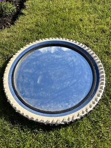 Vintage Mirror Tyre Wheel Mirror Old School Classic Retro Old Skool BMX - Picture 1 of 4