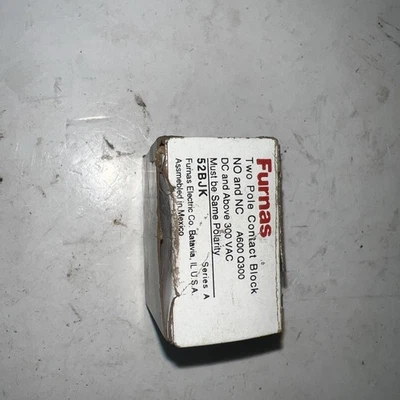 FURNAS 52BJK Two Pole Contact Block NO and NC - Image 1 of 4