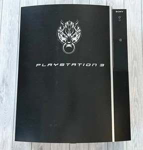 PS3 Final Fantasy VII Advent Children Cloud Edición Negra JAPÓN Probado Funcionando - Imagen 1 de 6