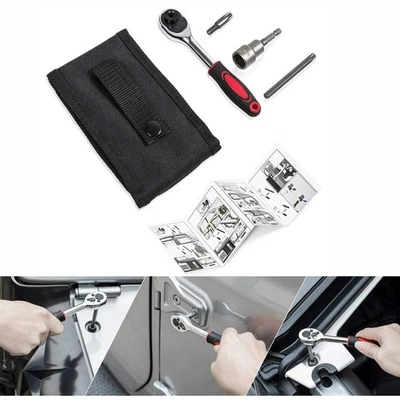 Juego de herramientas Torx de techo rígido y puerta para Jeep Wrangler JK JL 2007-2020 Foto 1 de 4