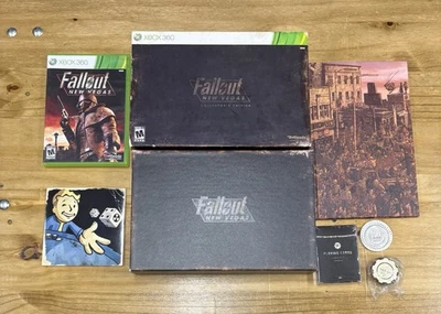 FALLOUT NOVO VEGAS-XBOX 360 EDIÇÃO DE COLECIONADOR-TUDO EXCETO MANUAL - Imagem 1 de 4