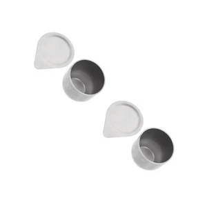 2 Pieces High Temperature Resistant Crucible Metal Cup Bowl with Lid - Picture 1 of 12