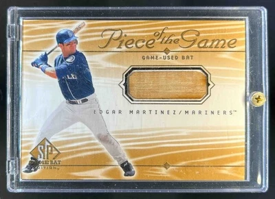 2001 SP Game Bat Edgar Martinez Piece of the #EM Mariners - Image 1 of 2