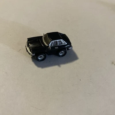 Vintage MICRO MACHINES JAGUAR XJS CLASSIC CAR COUPE BLACK GALOOB 1986 - Image 1 of 4