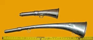 Signalehorn-Set um 1900 (36 cm + 17 cm) - Bild 1 von 5