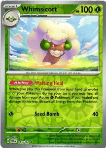 Whimsicott Rare SV05: Temporal Forces 015/162 LP - Picture 1 of 2