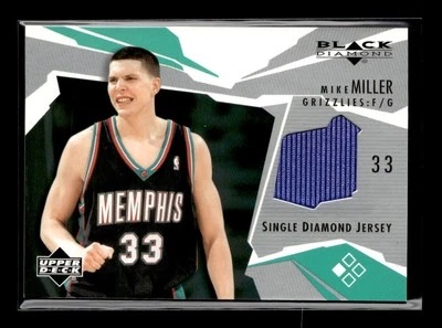 2003-04 Upper Deck Black Diamond #BD-MM Mike Miller Single Diamond Jersey - Image 1 of 2
