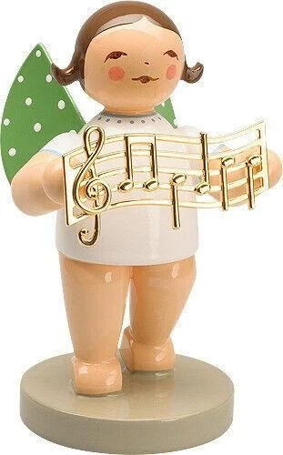 Wendt & Kühn Nr.16 Komponist Engel mit Notenlinie Goldedition (650/129)