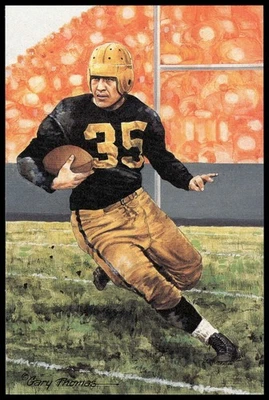 Bill Dudley 1992 Goal Line Arte Salón de la Fama #98 Steelers Foto 1 de 2