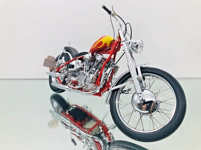 FRANKLIN COMO NUEVO EASY RIDER "THE BILLY BIKE" NUEVO EN CAJA 1:10 CON CAJA + VITRINA COMPLETA Foto 1 de 4