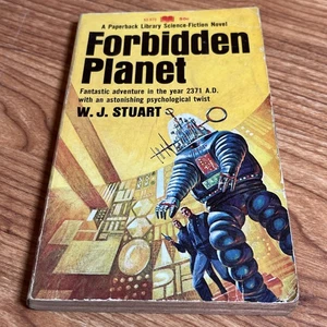 Vintage 1967 Paperback FORBIDDEN PLANET By W. J. STUART 1st Printing - Imagen 1 de 13
