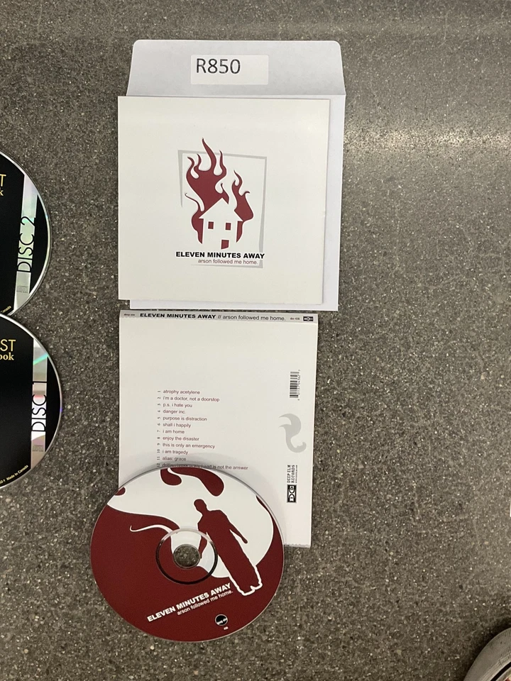 Arson Followed Me Home by Eleven Minutes Away (CD, 2005) No Case #R850 Foto 1 de 1