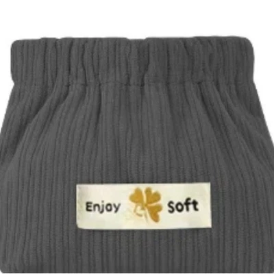 Organizador elástico de corbata para el cabello de pana, bolsa de almacenamiento elástica de pana, lápiz labial, bolsa Foto 1 de 4