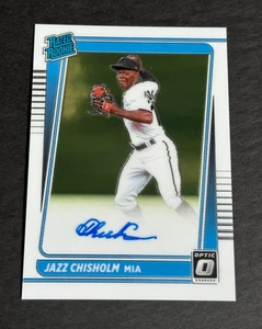 2021 Panini Donruss Optic - Rated Rookie Signatures Jazz Chisholm #RRS-JC... - Bild 1 von 3