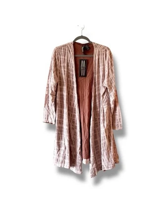 Cárdigan Suéter Marla Wynne Frente Abierto Para Mujer 1X Malva Nuevo Con Etiquetas QVC Cómodo Foto 1 de 4