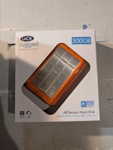 500GB LaCie Rugged U3&FW8 7200RPM External Hard Drive - Bild 1 von 2
