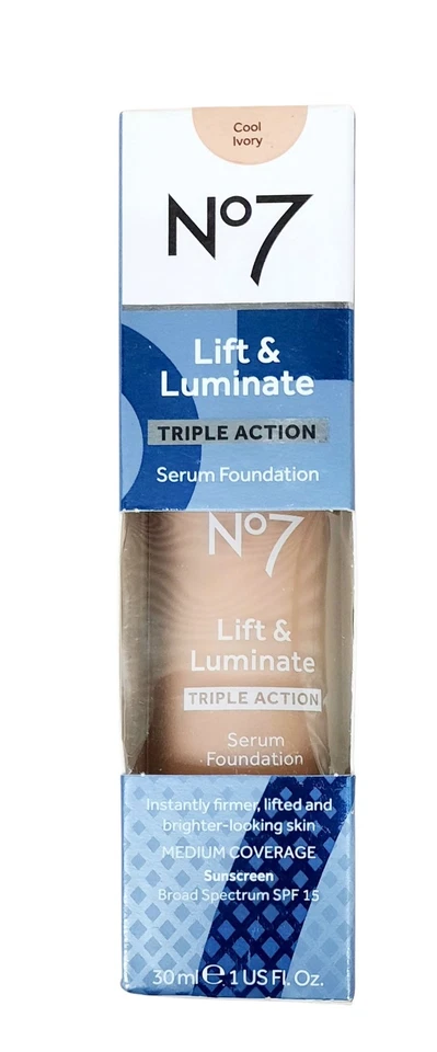 Base Serum Triple Acción No7 Lift & Luminate 'Cool Ivory' Foto 1 de 4