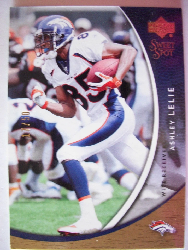 2004 SWEET SPOT ROOKIES # 30  ASHLEY LELIE BRONCOS  17/50    BX83 - Image 1 of 1